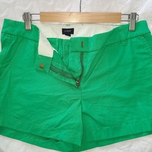 Green shorts